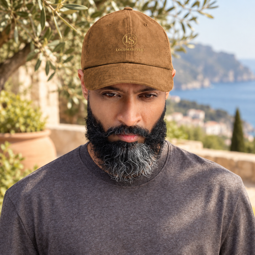 Casquette en Velours Côtelé Camel – LolumaStyle Mallorca