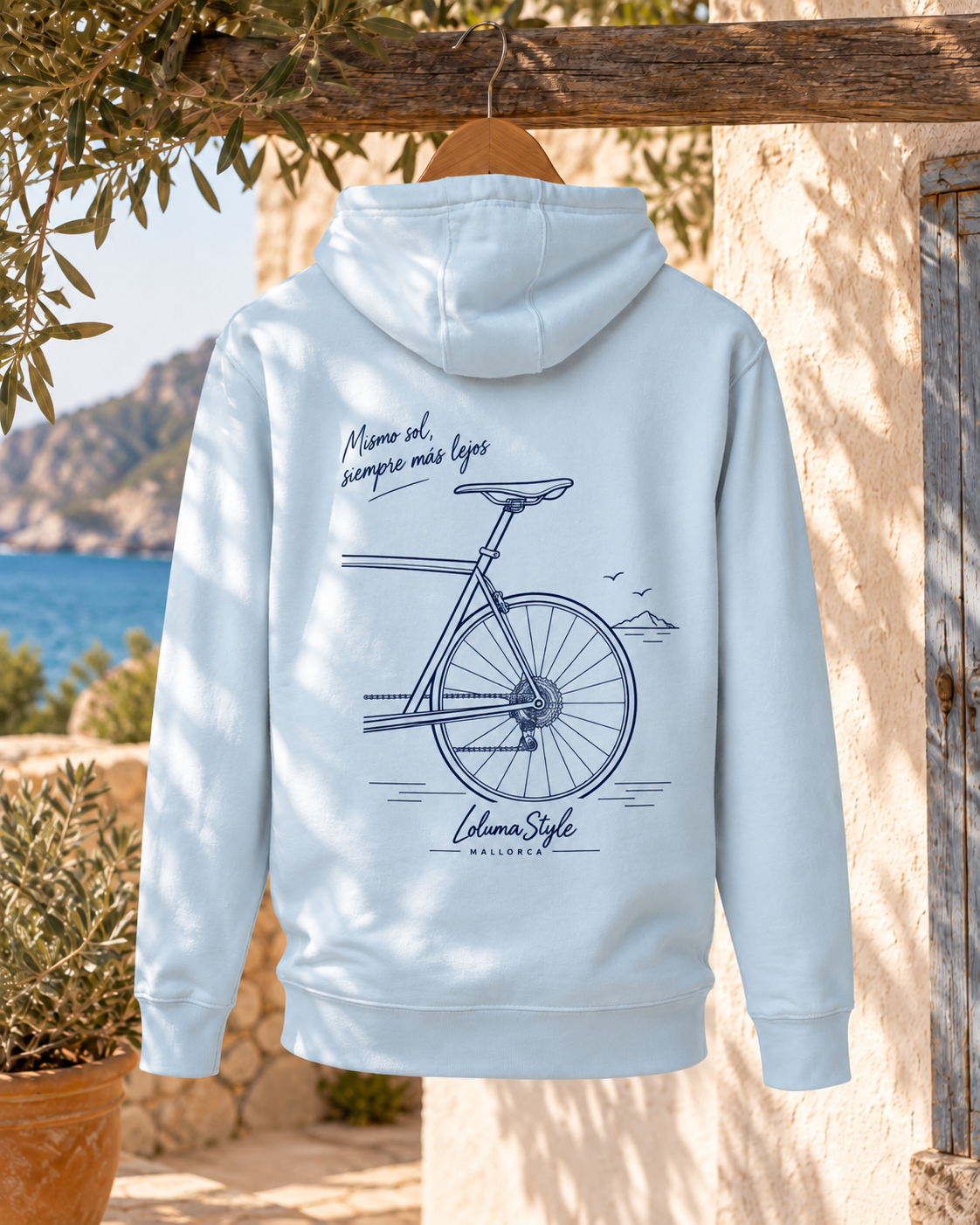 Sweat à capuche Bicicleta 03 – Mismo sol | Trilogie™ LolumaStyle