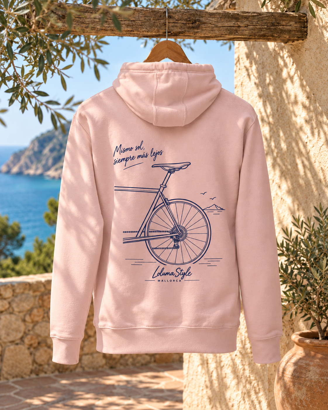 Sweat à capuche Bicicleta 03 – Mismo sol | Trilogie™ LolumaStyle