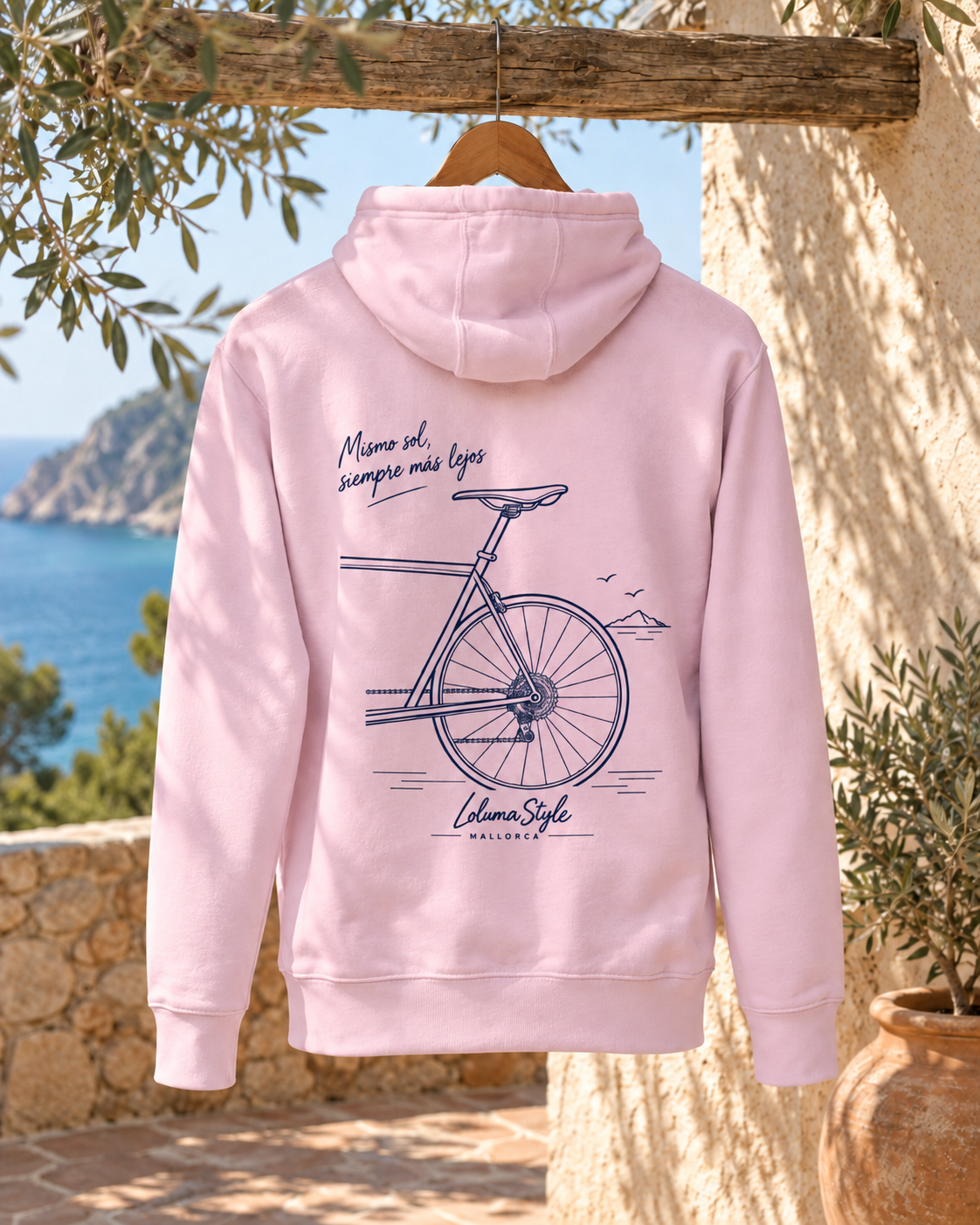 Sweat à capuche Bicicleta 03 – Mismo sol | Trilogie™ LolumaStyle