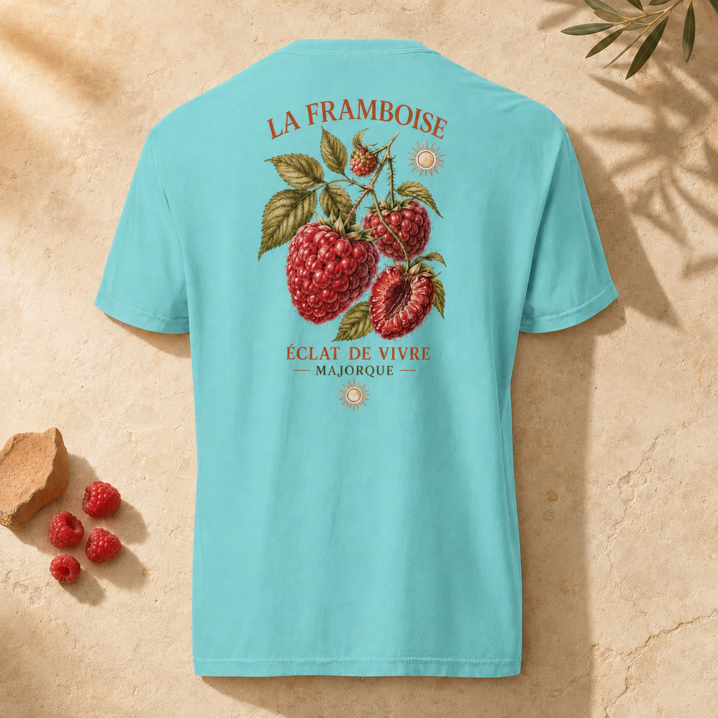 T-shirt LA FRAMBOISE – Croquis Riviera™ | LolumaStyle Mallorca